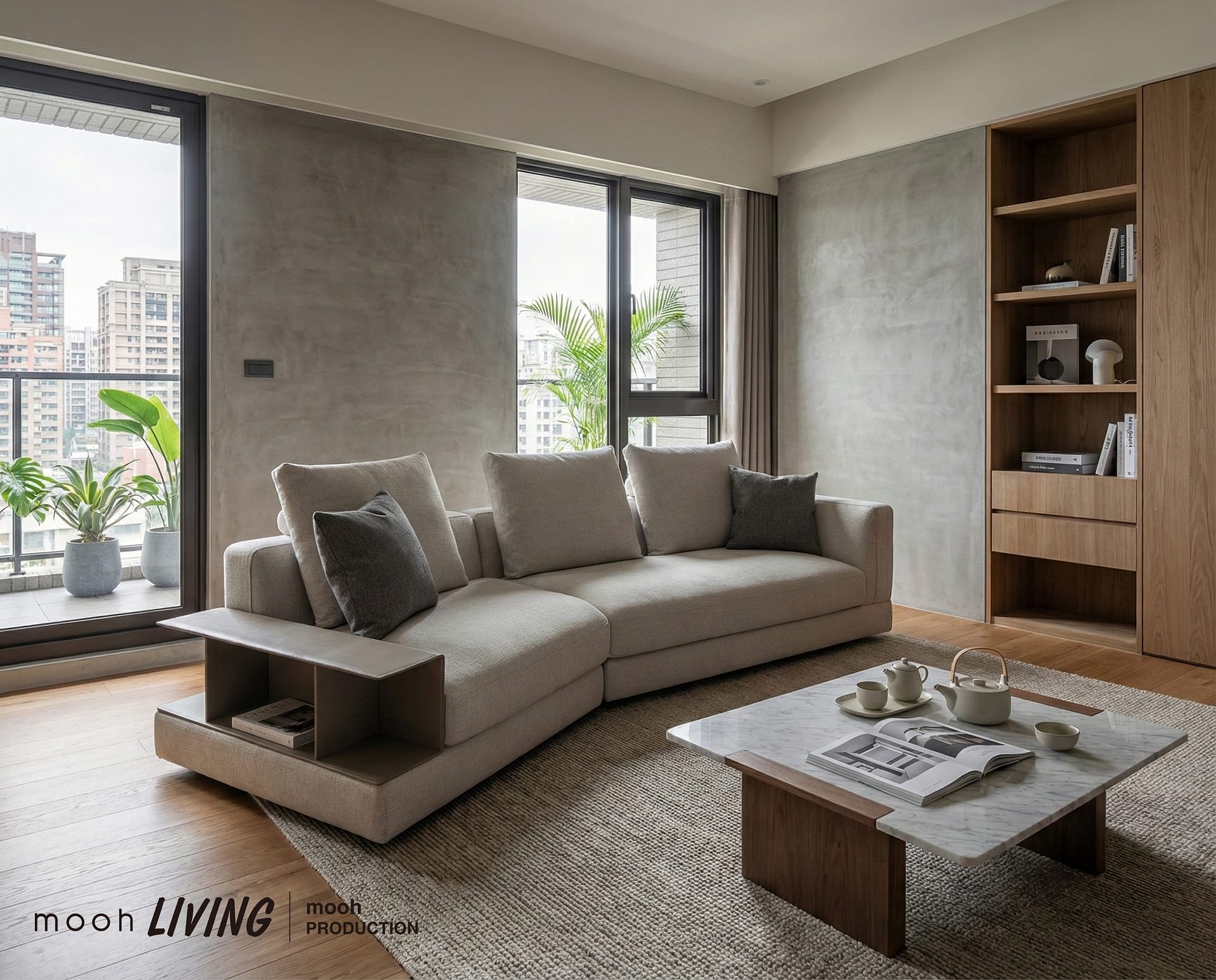 利亞 │ 海灣型沙發 - mooh Living．墨禾製作