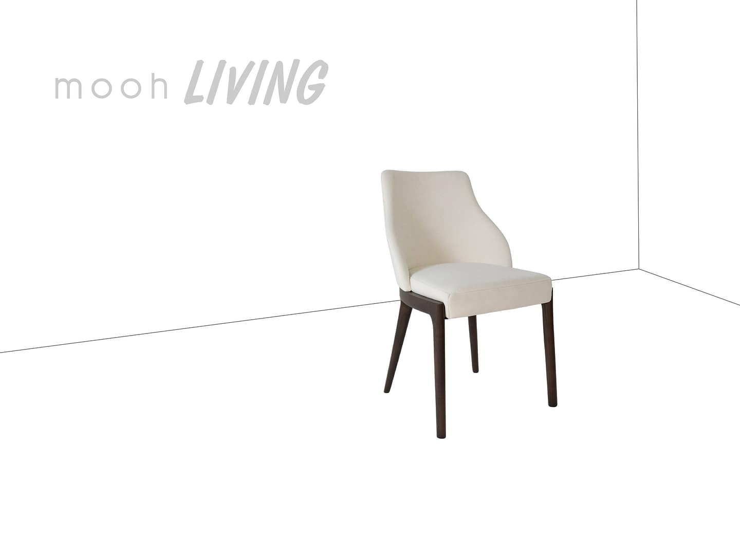 德萊蒙｜無扶手餐椅｜mooh Living 流行設計家具・墨禾製作