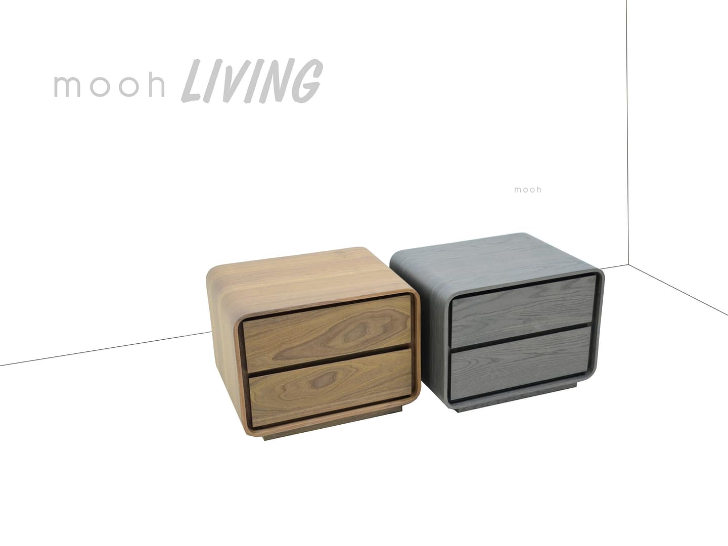 卡萊爾｜床頭櫃｜mooh Living 流行設計家具・墨禾製作