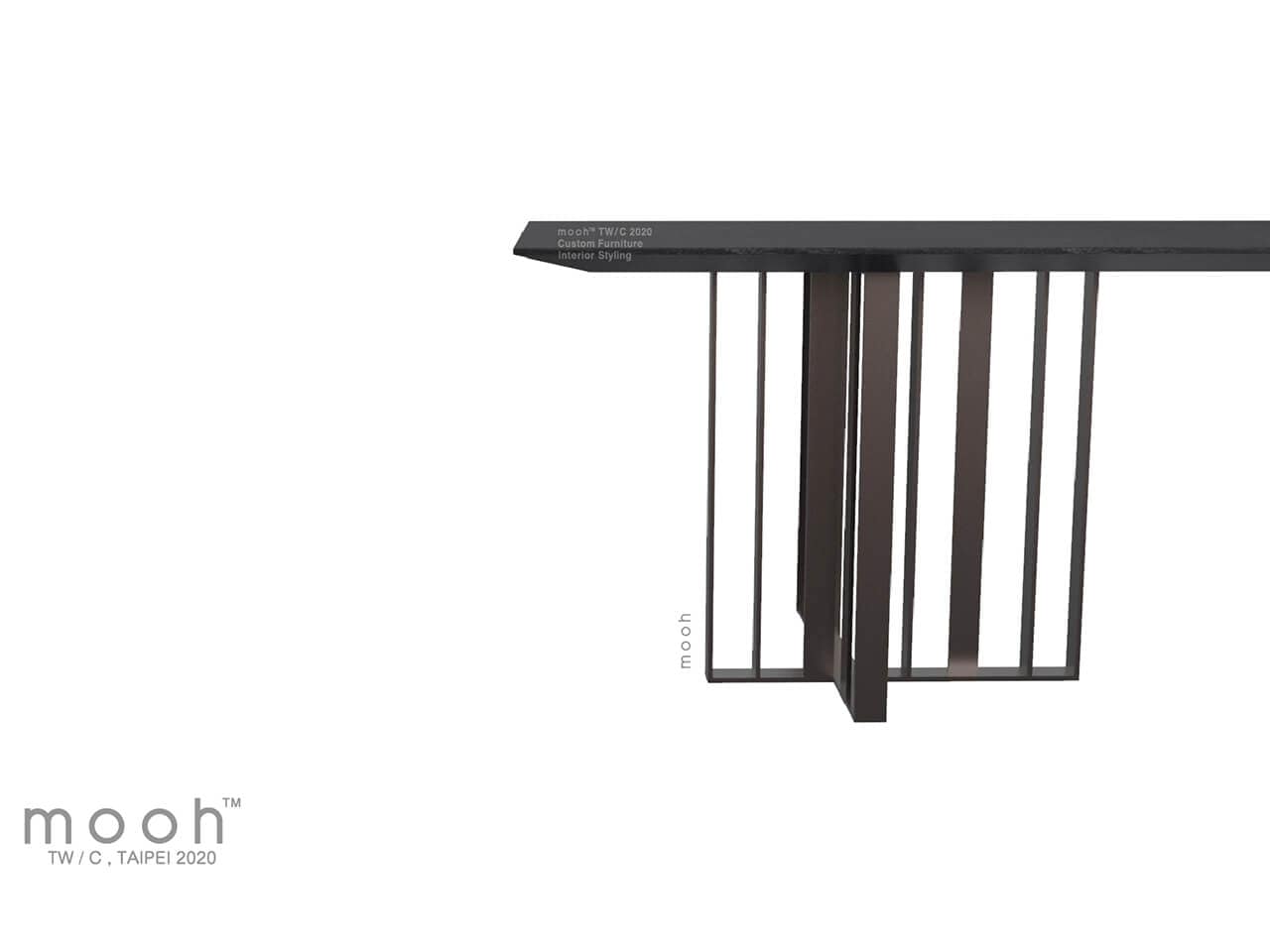 布萊恩｜餐桌｜mooh Living 流行設計家具・墨禾製作