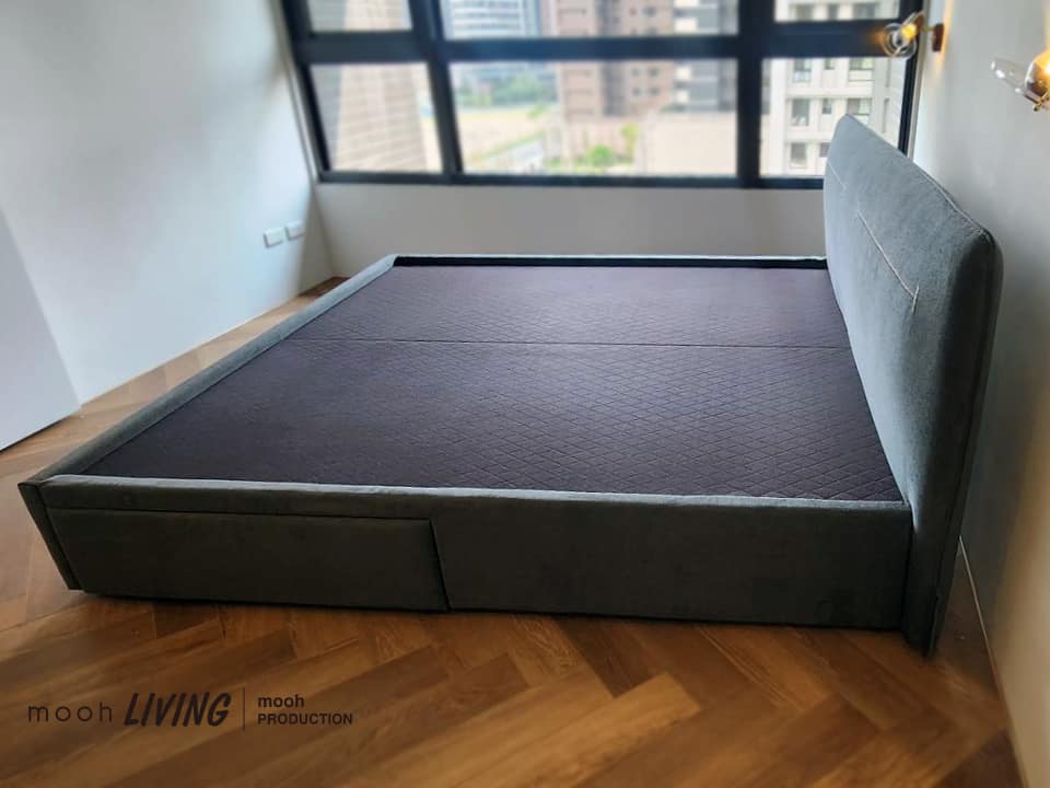 本季熱銷 伊爾姆 │ 雙人床架 - mooh Living．墨禾製作