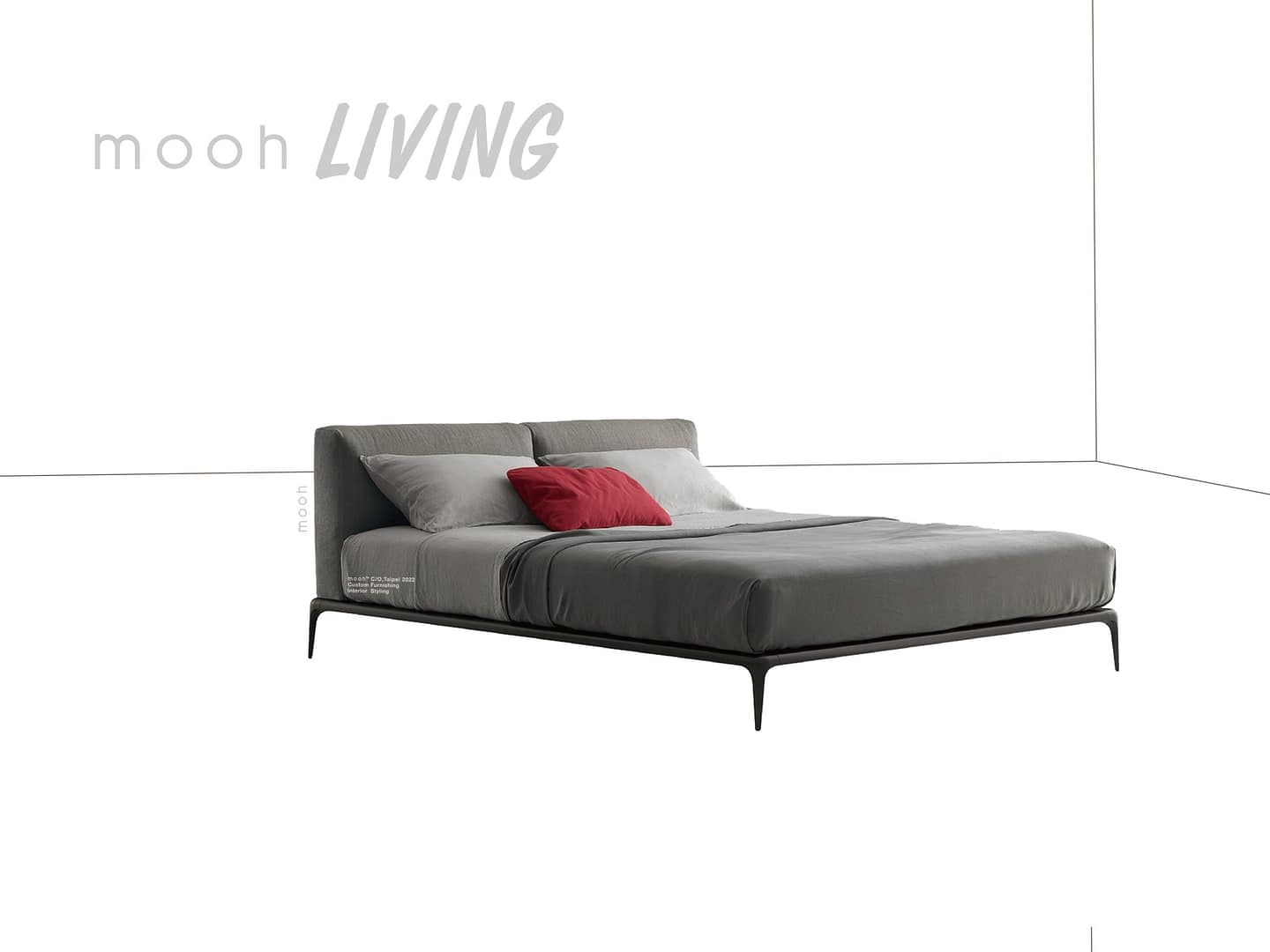 麥拉克 │ 雙人床架 - mooh Living．墨禾製作