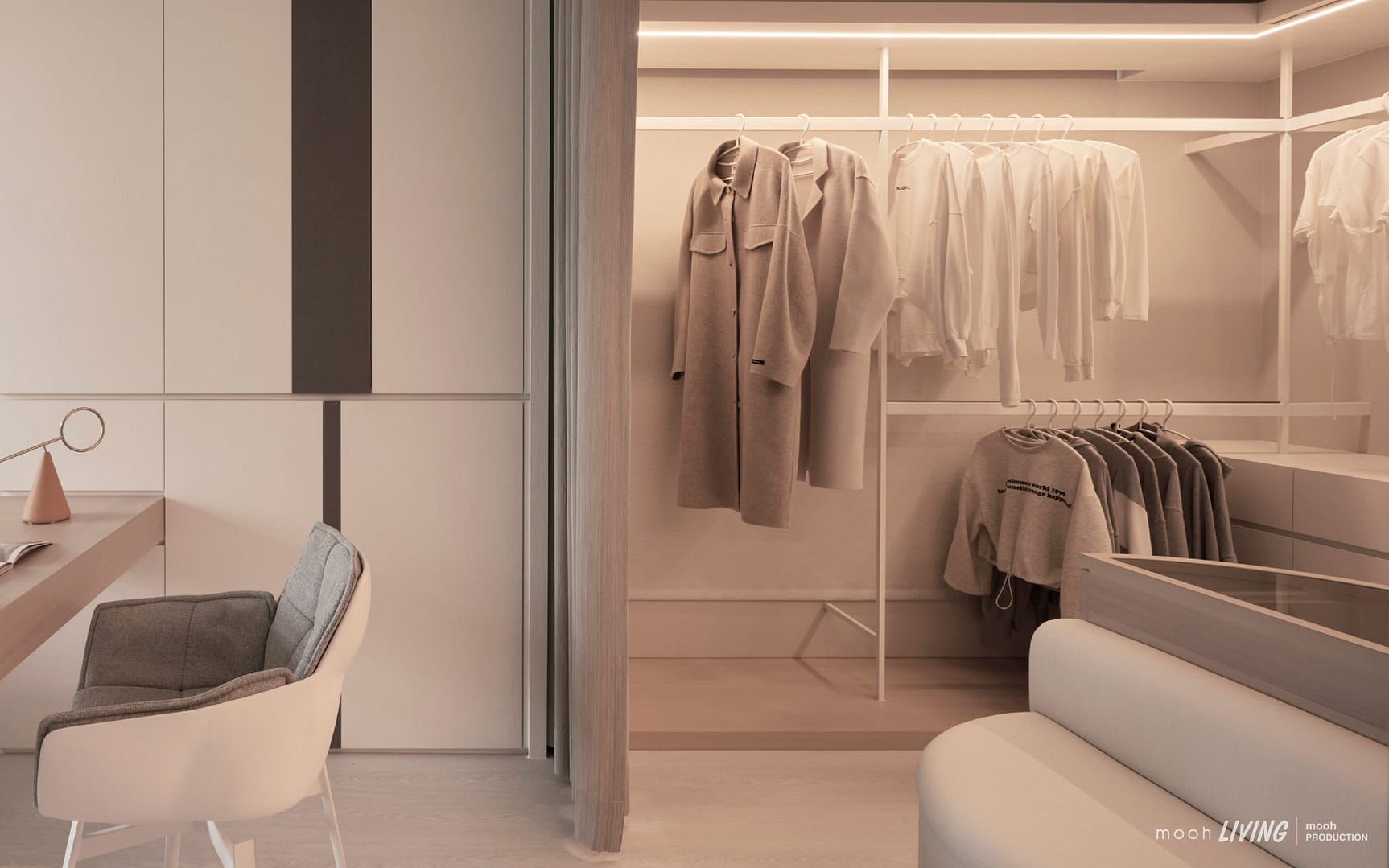 天鵝山｜扶手餐椅｜mooh Living 流行設計家具・墨禾製作