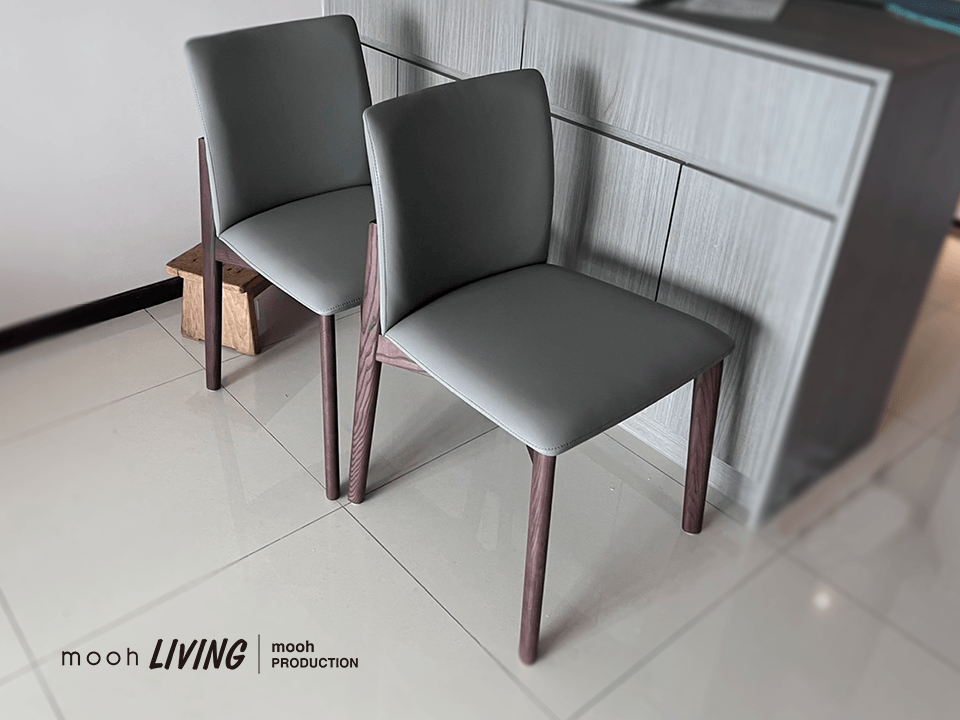 羅倫｜無扶手餐椅｜mooh Living 流行設計家具・墨禾製作