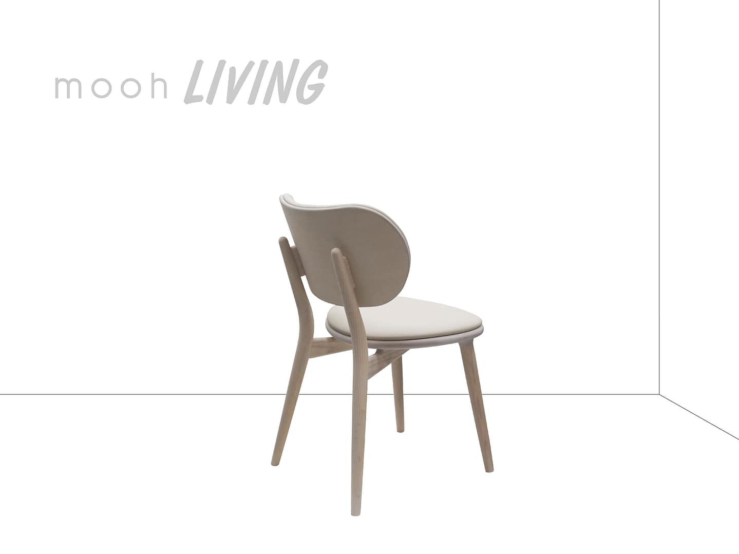 瑪莎｜無扶手餐椅｜mooh Living 流行設計家具・墨禾製作