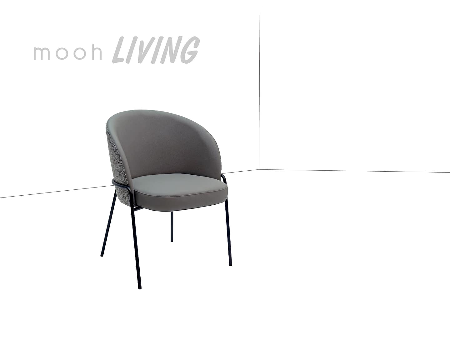 奧利｜無扶手餐椅｜mooh Living 流行設計家具・墨禾製作