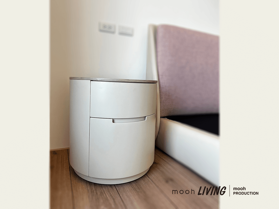 柏比｜床頭櫃｜mooh Living 流行設計家具・墨禾製作