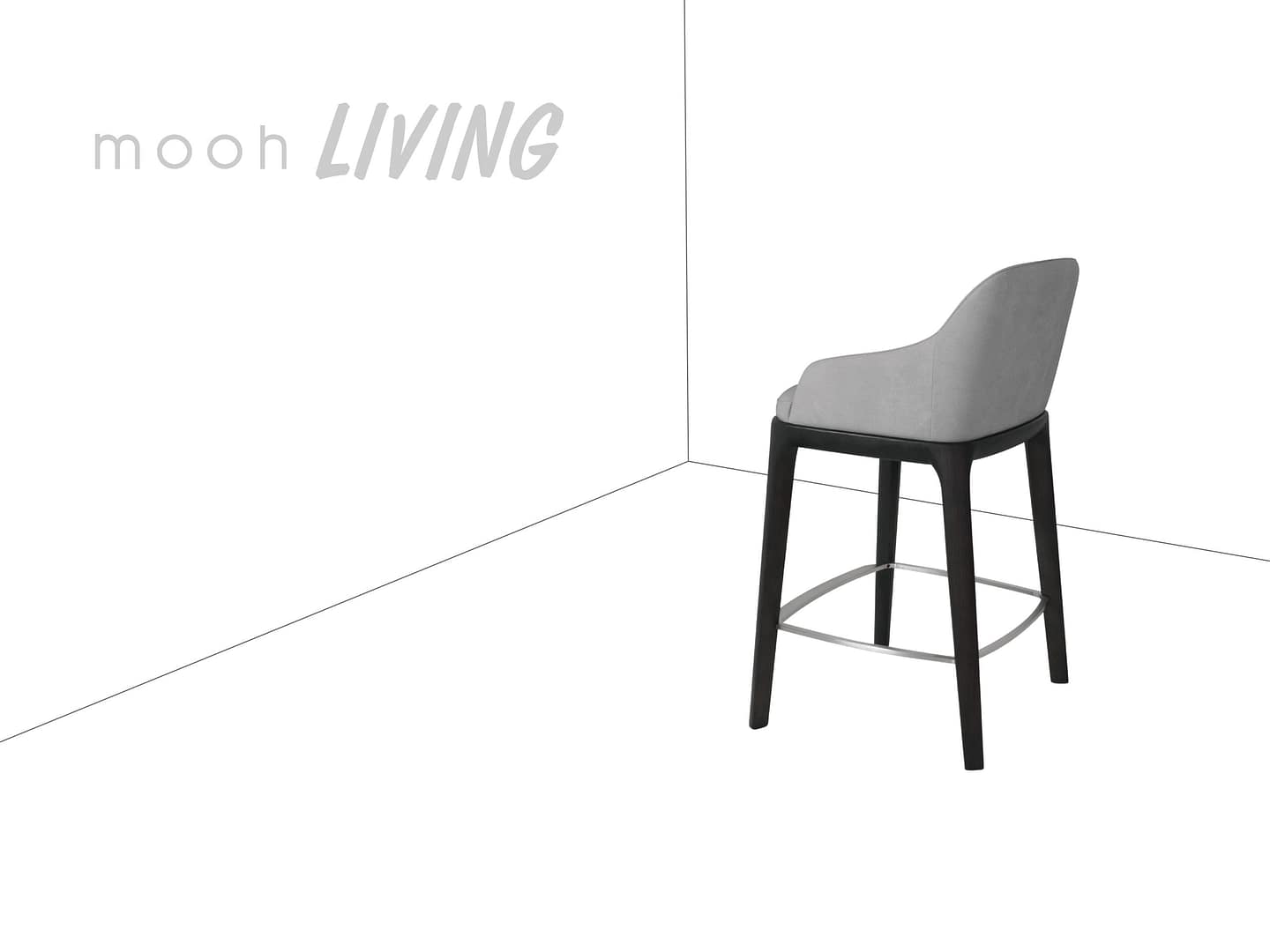 貝莎｜吧檯椅｜mooh Living 流行設計家具・墨禾製作