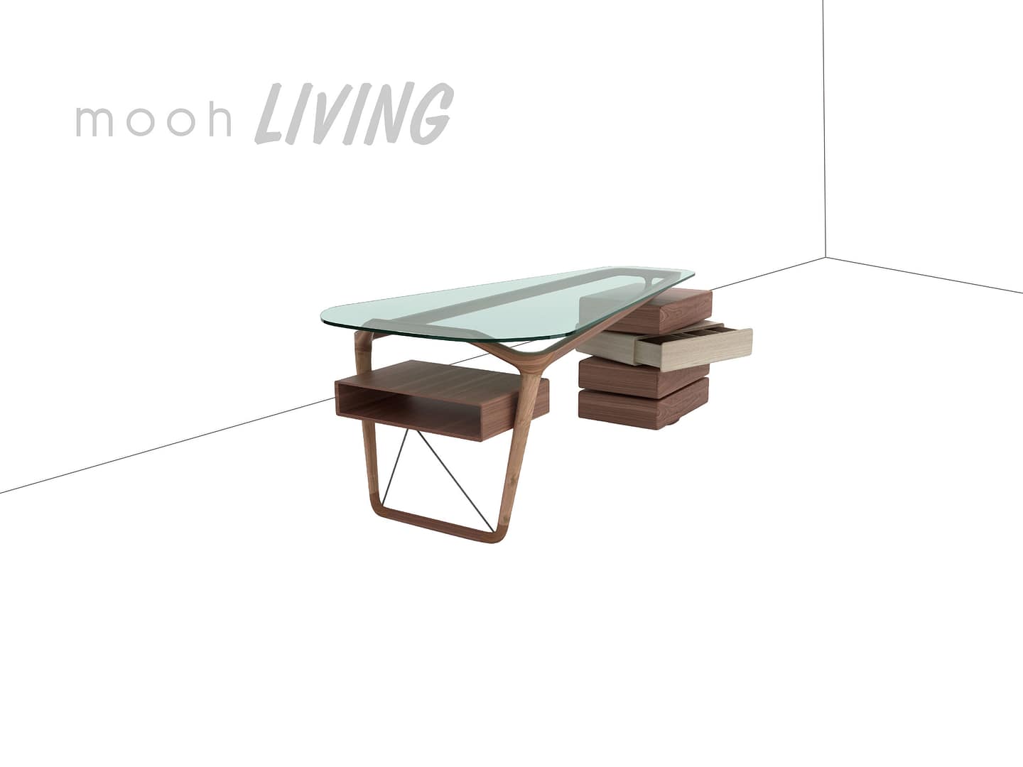 布萊尼｜書桌｜mooh Living 流行設計家具・墨禾製作