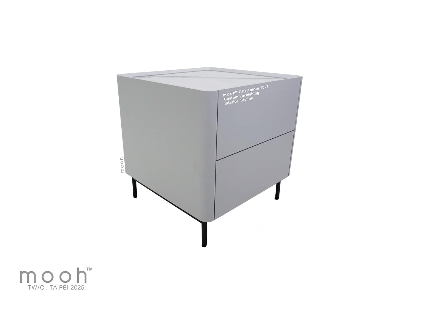 柏格｜床頭櫃｜mooh Living 流行設計家具・墨禾製作