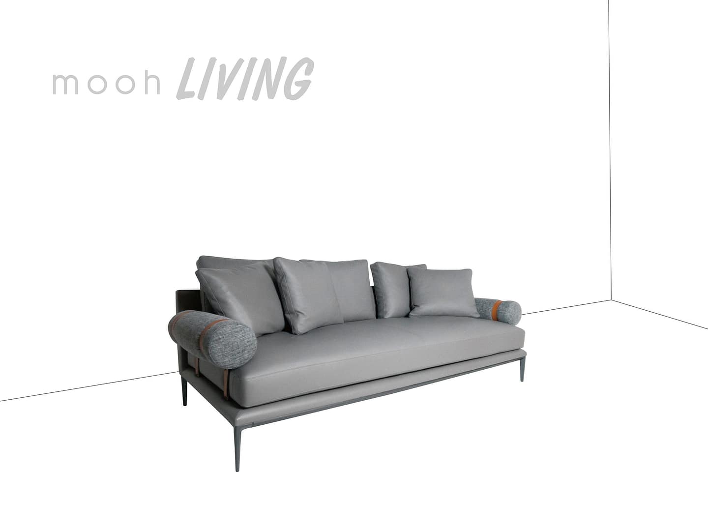 艾托斯 │ 三人沙發 - mooh Living．墨禾製作
