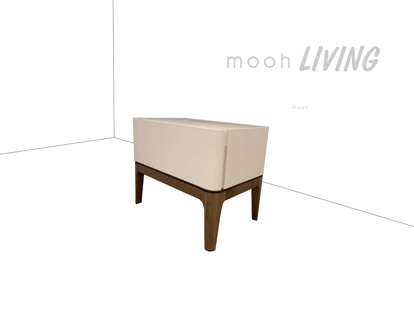 達勒姆｜床頭櫃｜mooh Living 流行設計家具・墨禾製作