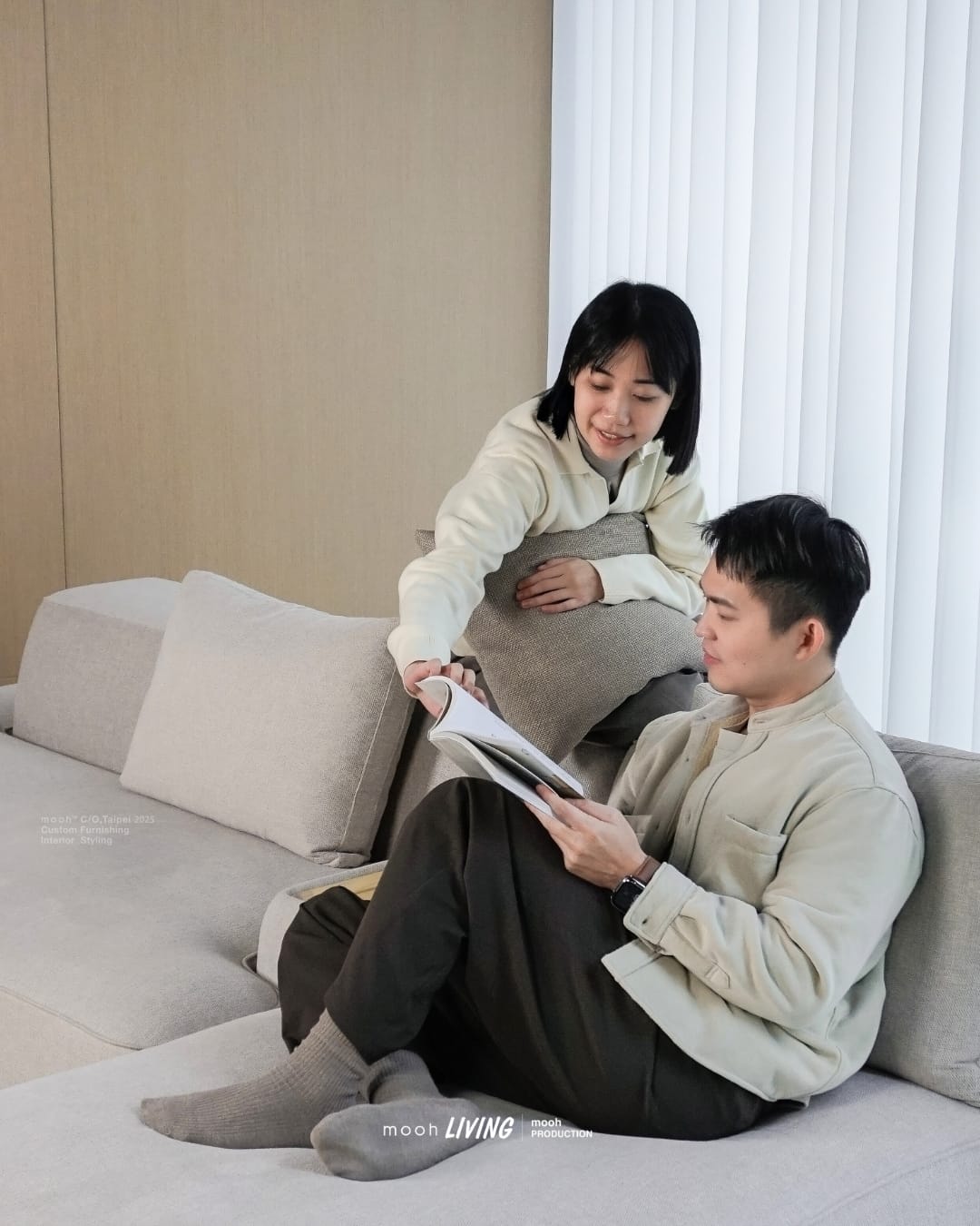 佛林斯 │ 三人沙發 - mooh Living．墨禾製作