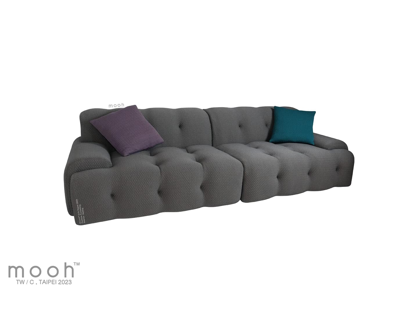 海沃 2.0 │ 三人沙發 - mooh Living．墨禾製作