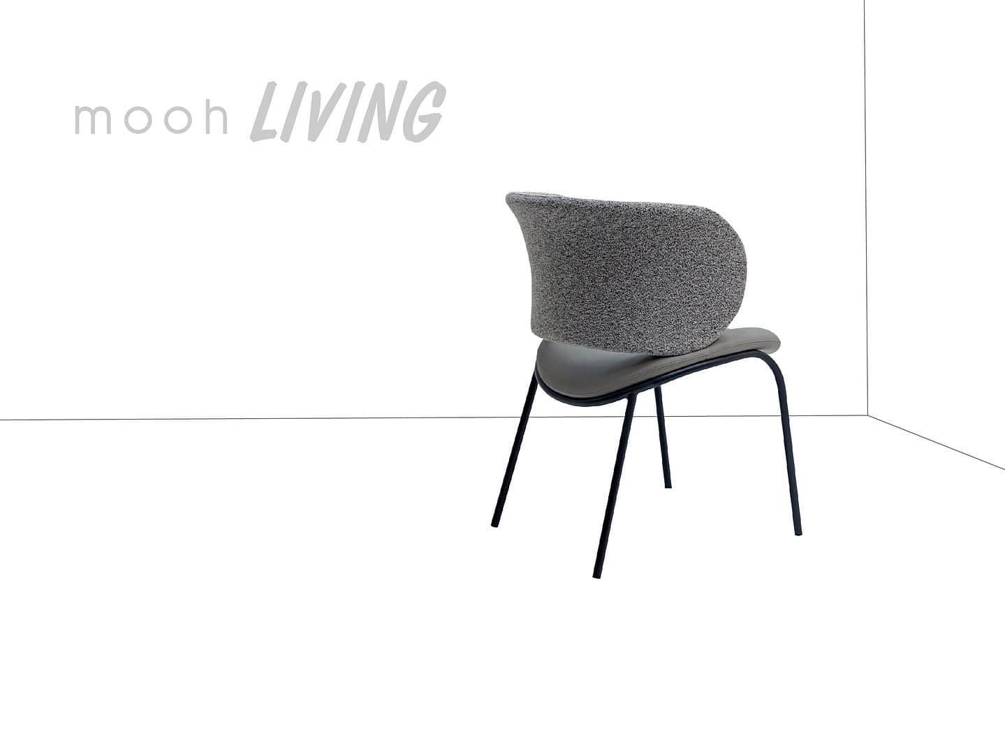 奧迪｜無扶手餐椅｜mooh Living 流行設計家具・墨禾製作