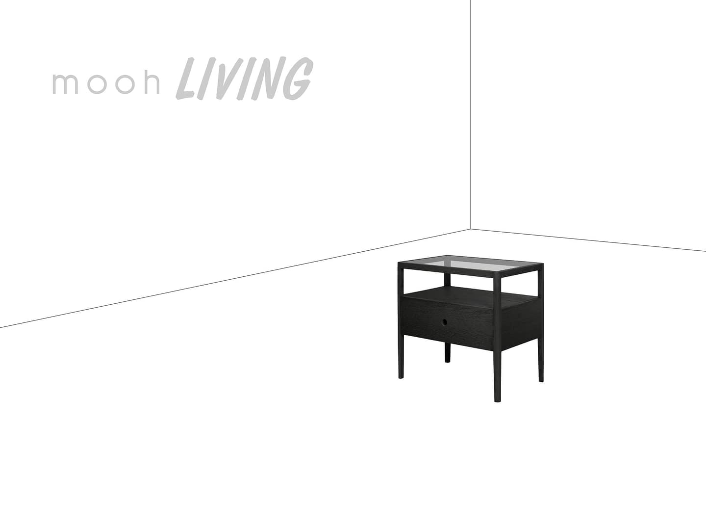 霍尼｜床頭櫃｜mooh Living 流行設計家具・墨禾製作