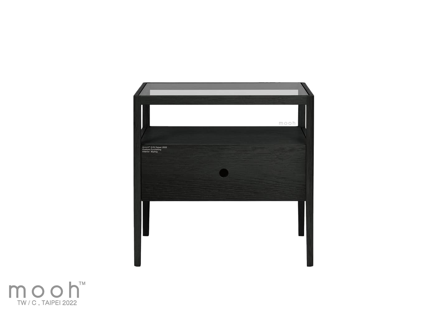 霍尼｜床頭櫃｜mooh Living 流行設計家具・墨禾製作