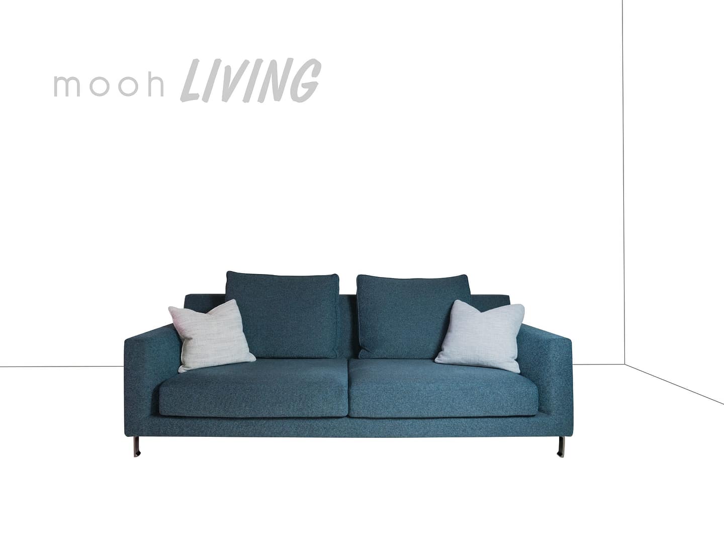 ［mooh select］諾曼 │ 三人沙發 - mooh Living．墨禾製作