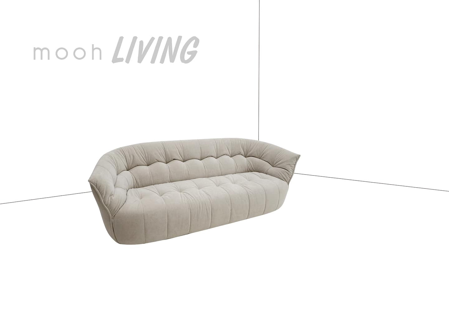 洛米 │ 三人沙發 - mooh Living．墨禾製作