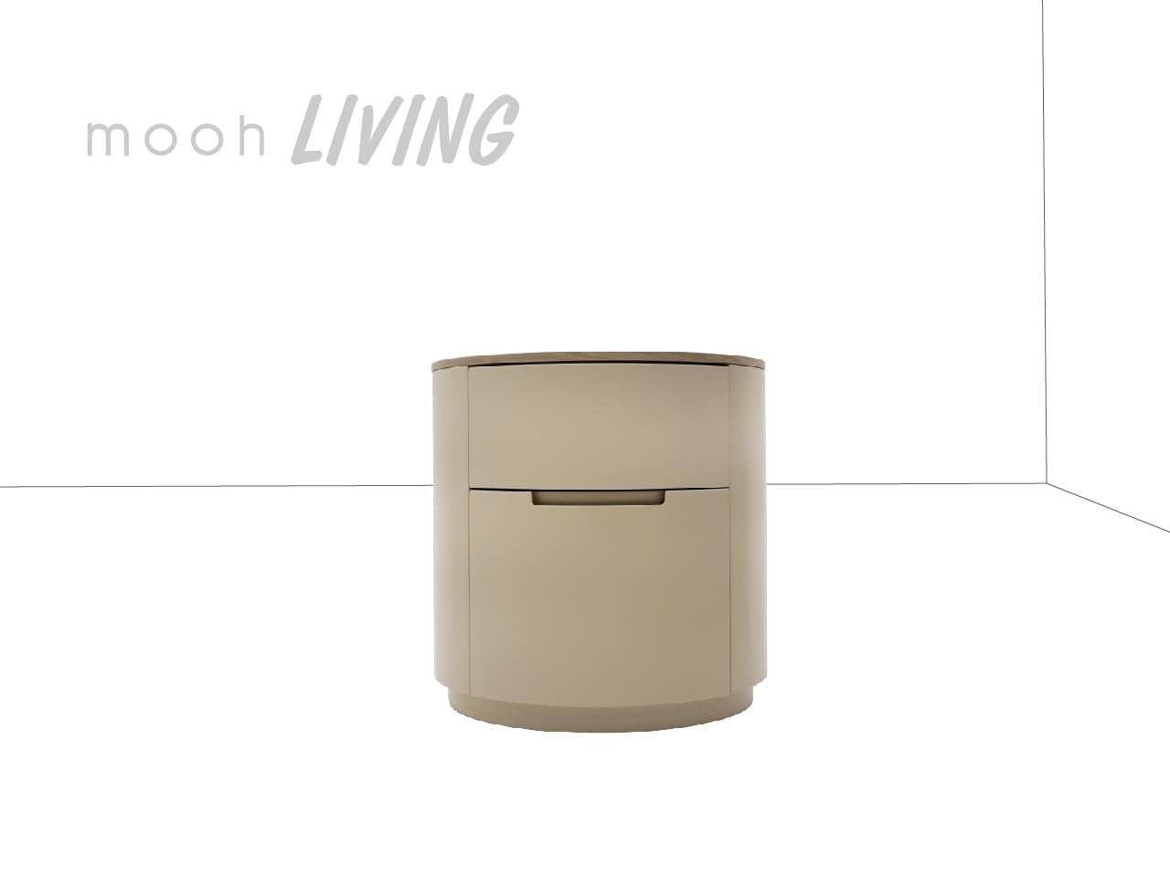 柏比｜床頭櫃｜mooh Living 流行設計家具・墨禾製作