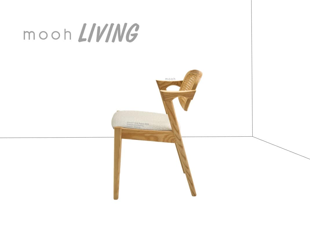 米里｜扶手餐椅｜mooh Living 流行設計家具・墨禾製作