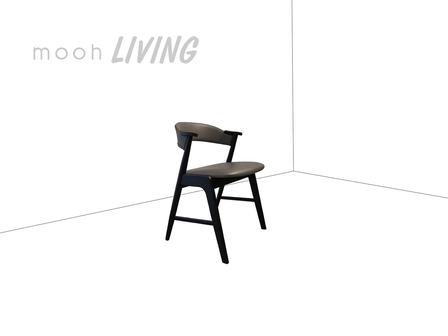 柏塔｜扶手餐椅｜mooh Living 流行設計家具・墨禾製作