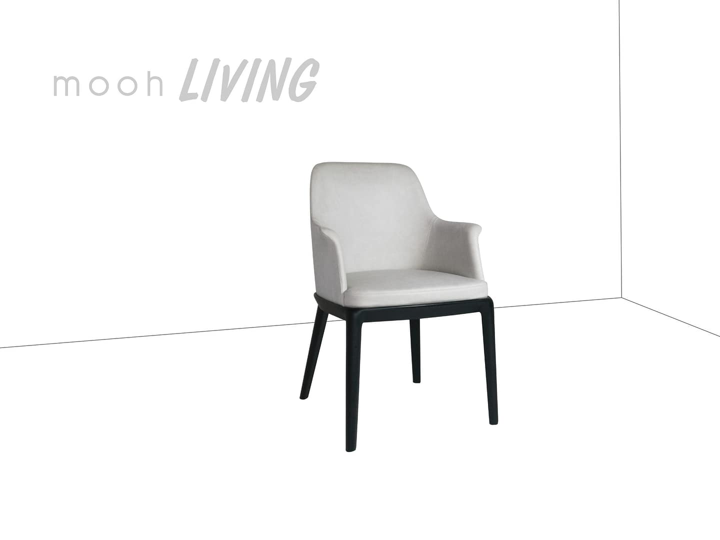 托倫斯｜扶手餐椅｜mooh Living 流行設計家具・墨禾製作