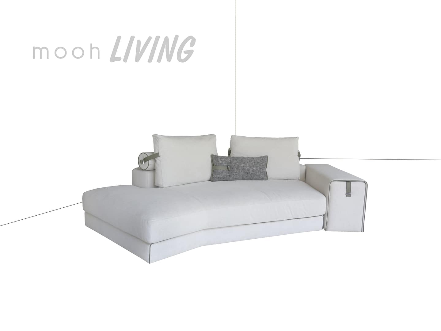 葛雷 │ 海灣型沙發 - mooh Living．墨禾製作