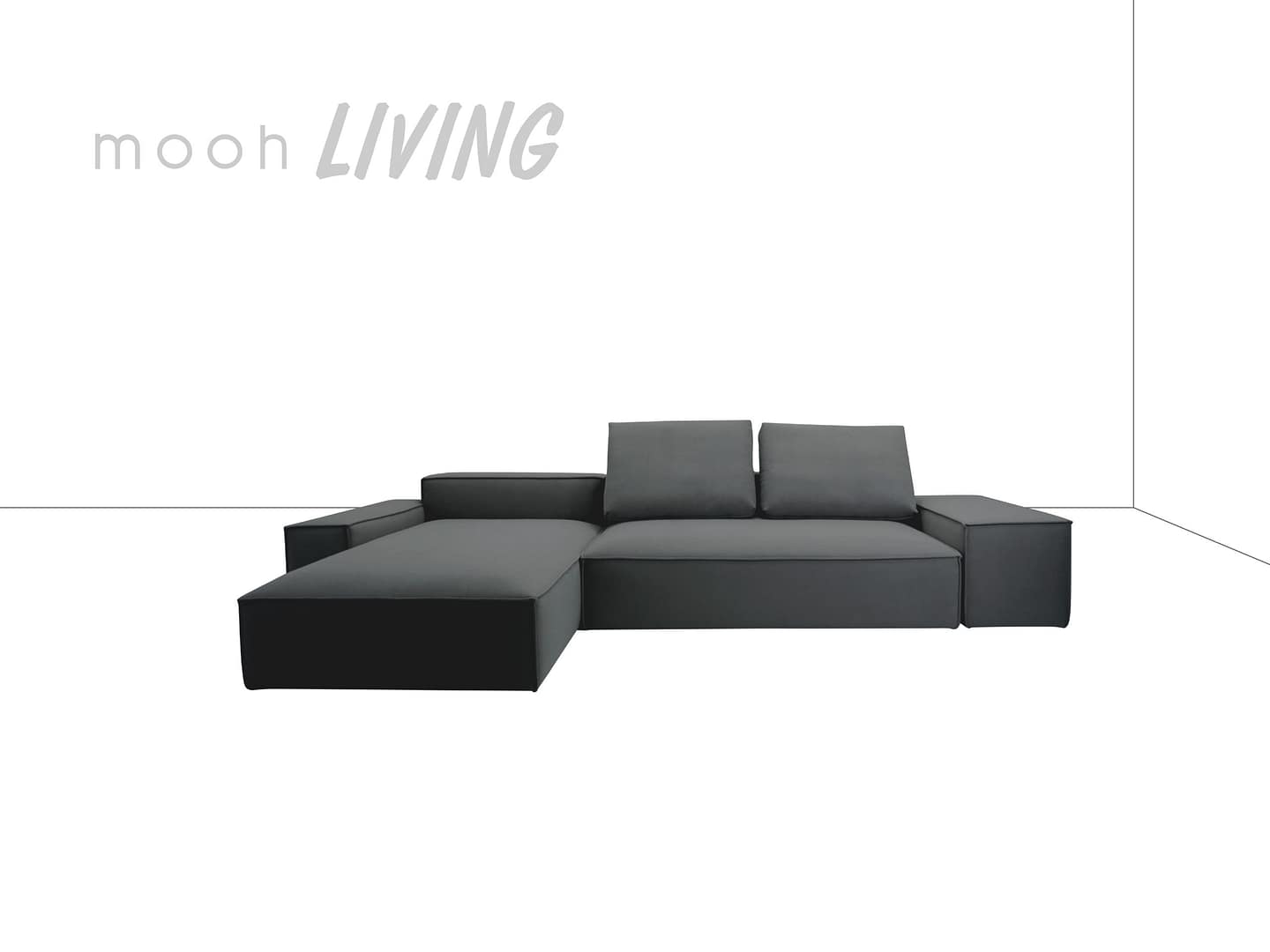 ［mooh select］馬蒂尼 │ L型沙發 - mooh Living．墨禾製作