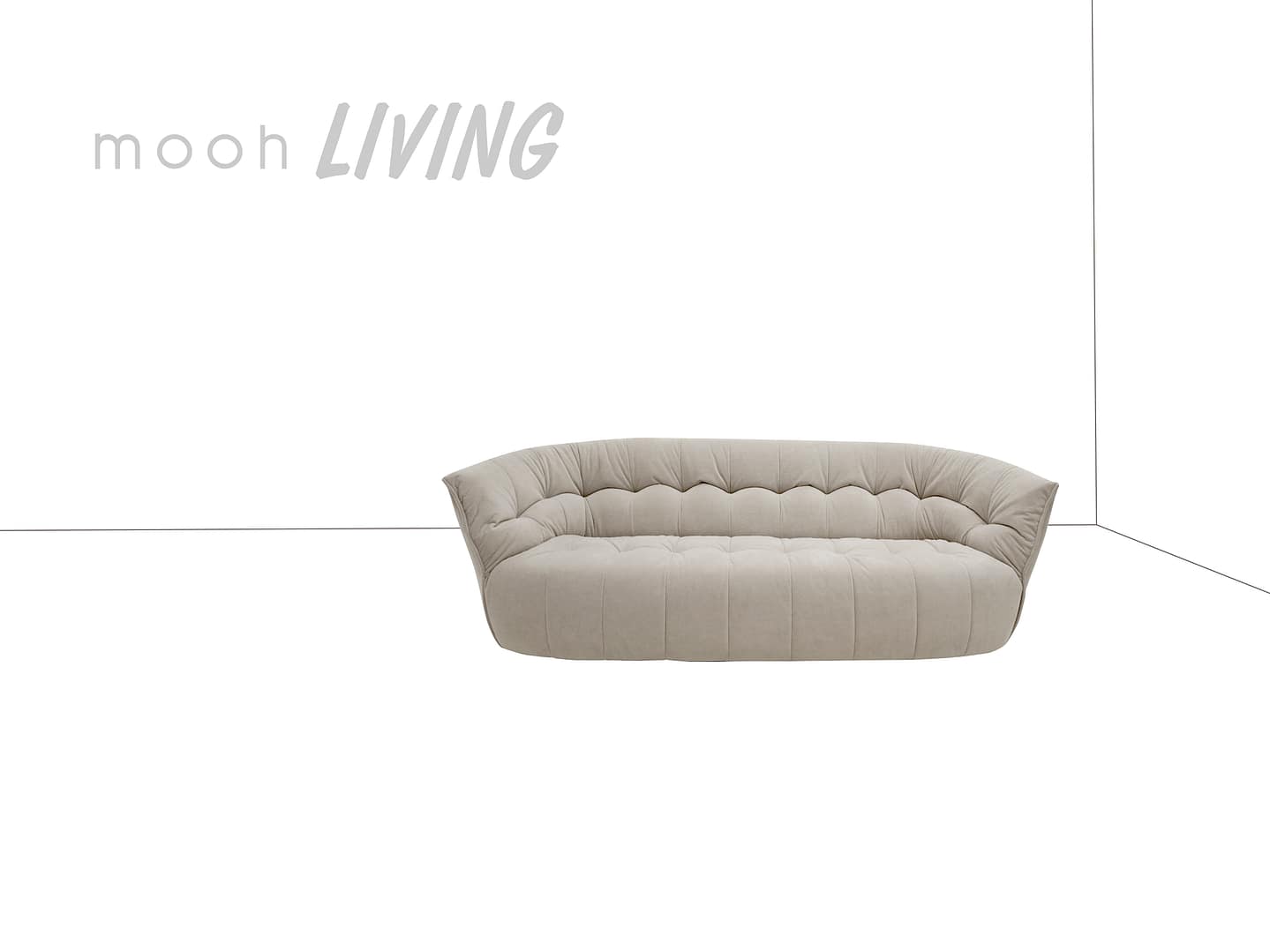 ［mooh select］洛米 │ 三人沙發 - mooh Living．墨禾製作