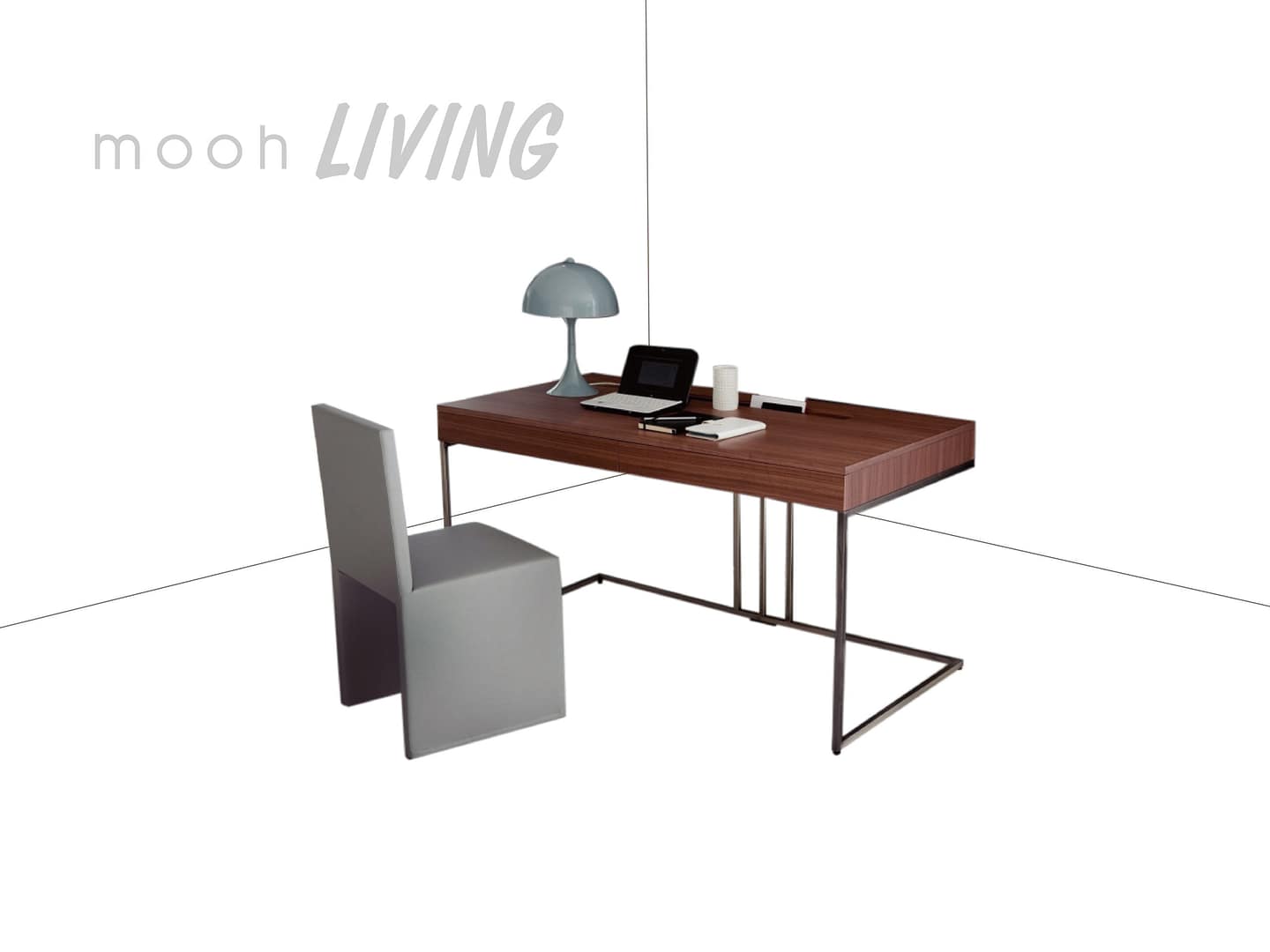 昆達｜書桌｜mooh Living 流行設計家具・墨禾製作