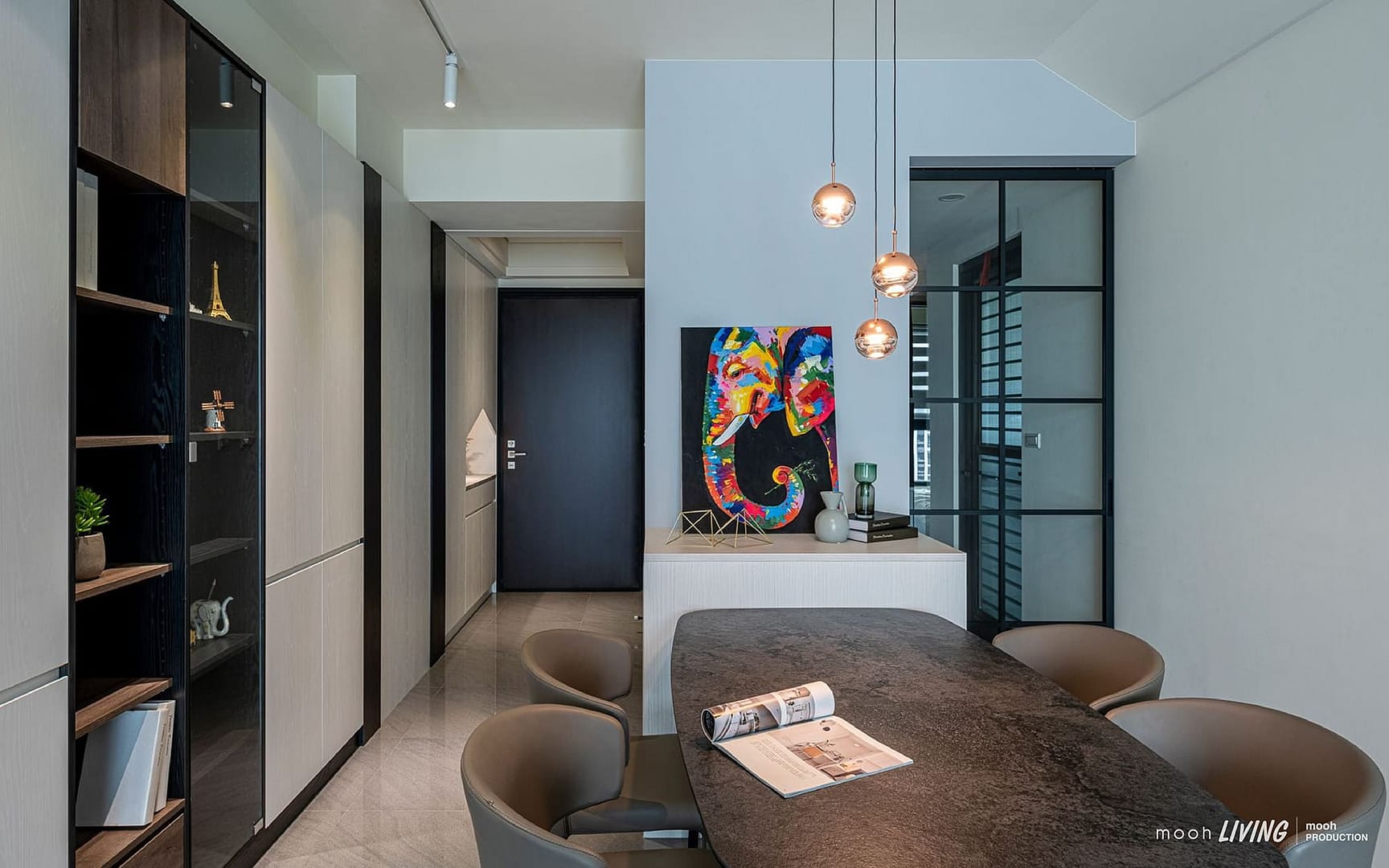 伯斯(薄板)｜餐桌｜mooh Living 流行設計家具・墨禾製作